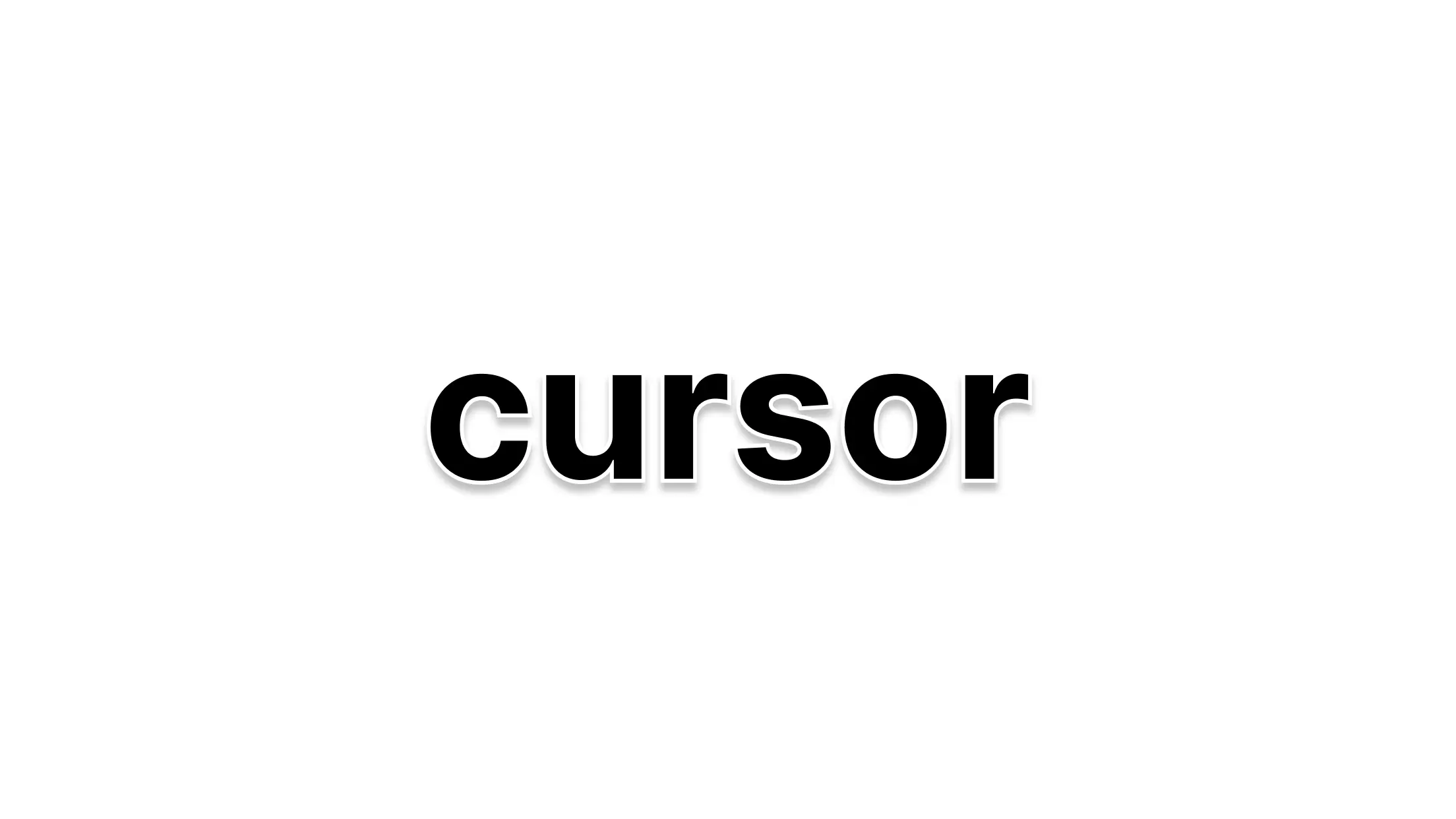 cursor